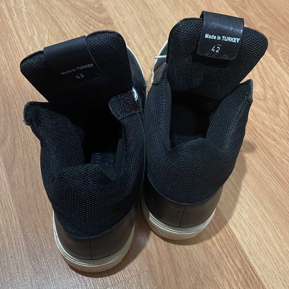 Versace Collection Leather High Tops - Picture 3 of 6